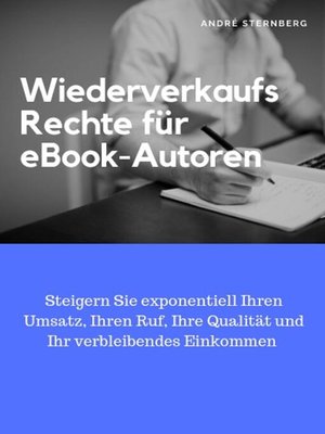 cover image of Wiederverkaufs Rechte für eBook-Autoren
